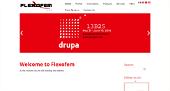 Desktop Screenshot of flexofem.com